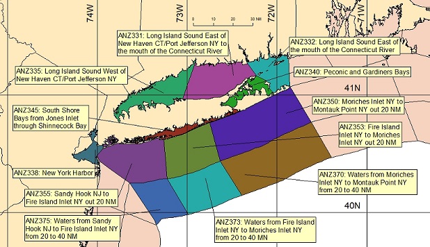 marine forecast great south bay