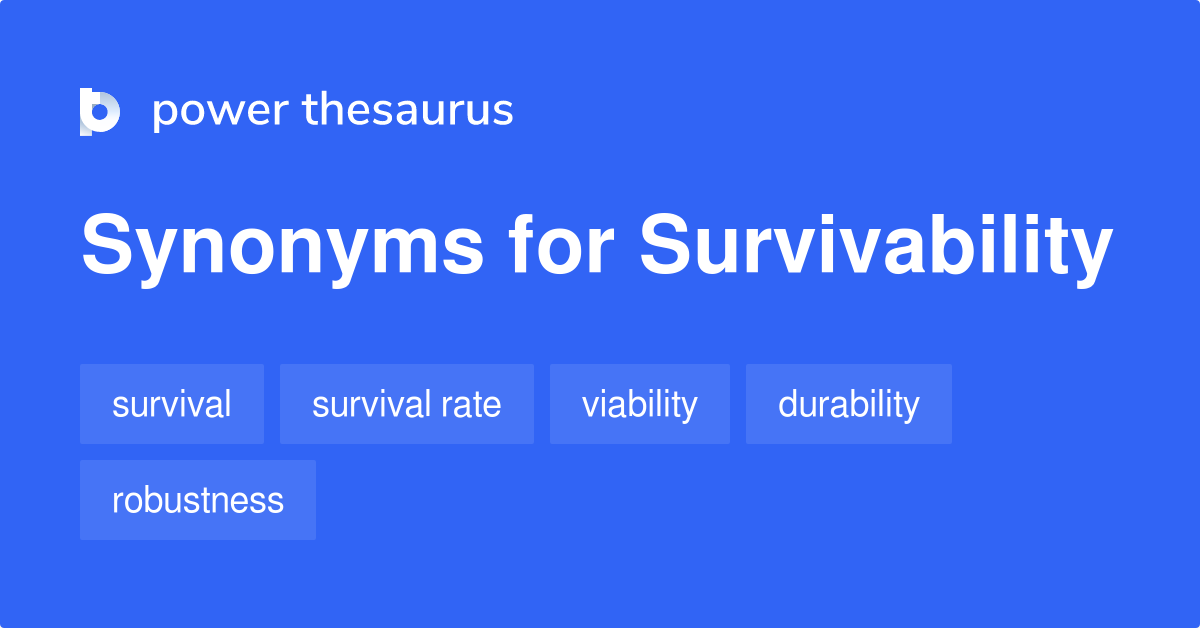 survivability synonym