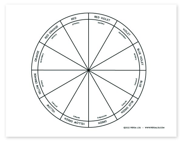 blank color wheel pdf