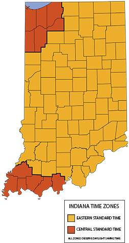 what time zone in indiana