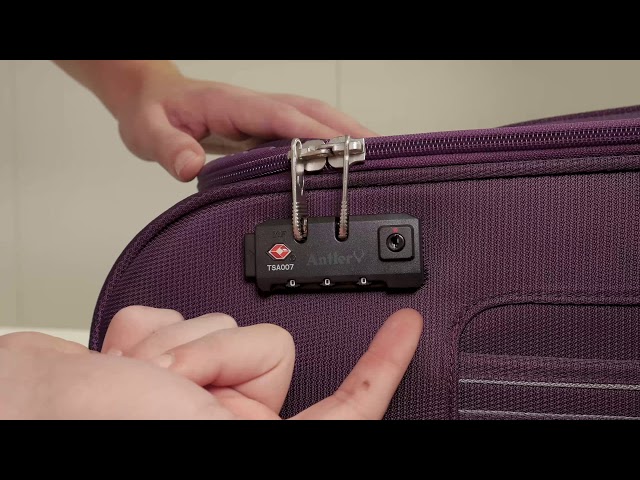 antler luggage lock instructions