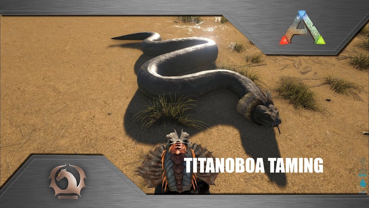 titanoboa tame ark