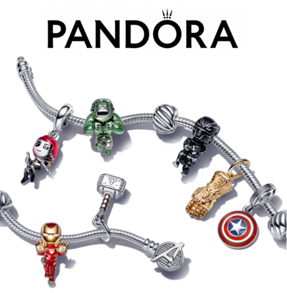 marvel pandora charms