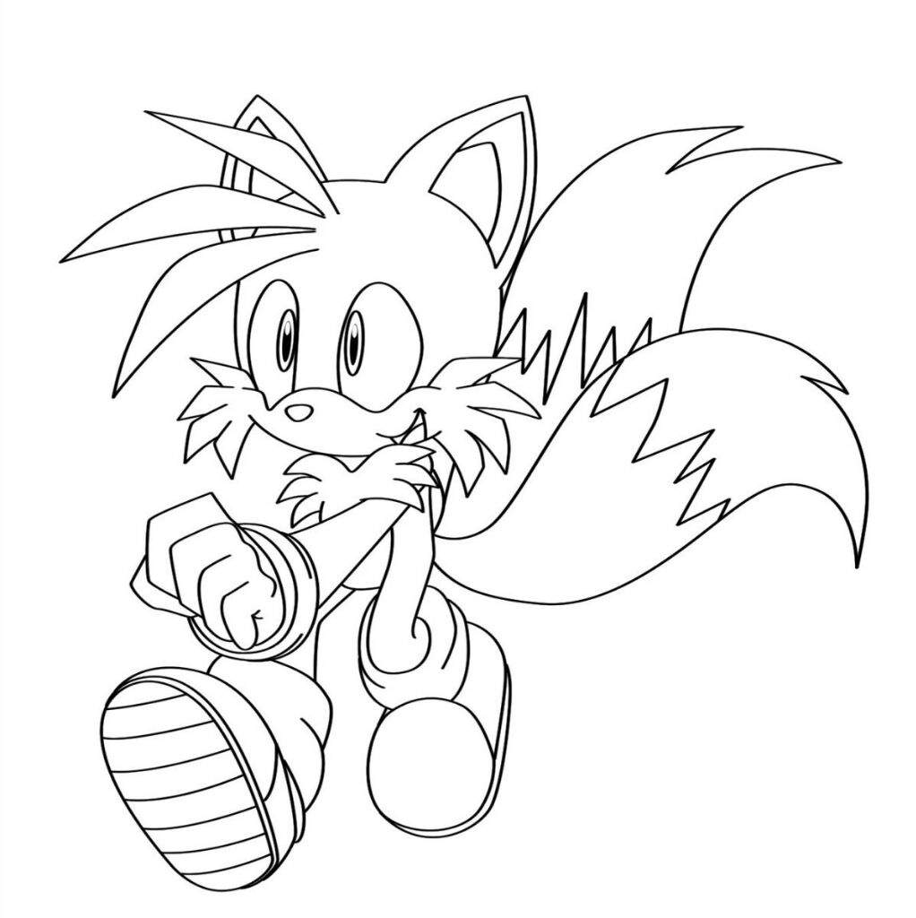 tails para colorear