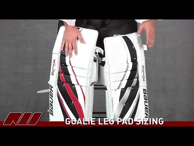 how to size hockey goalie pads