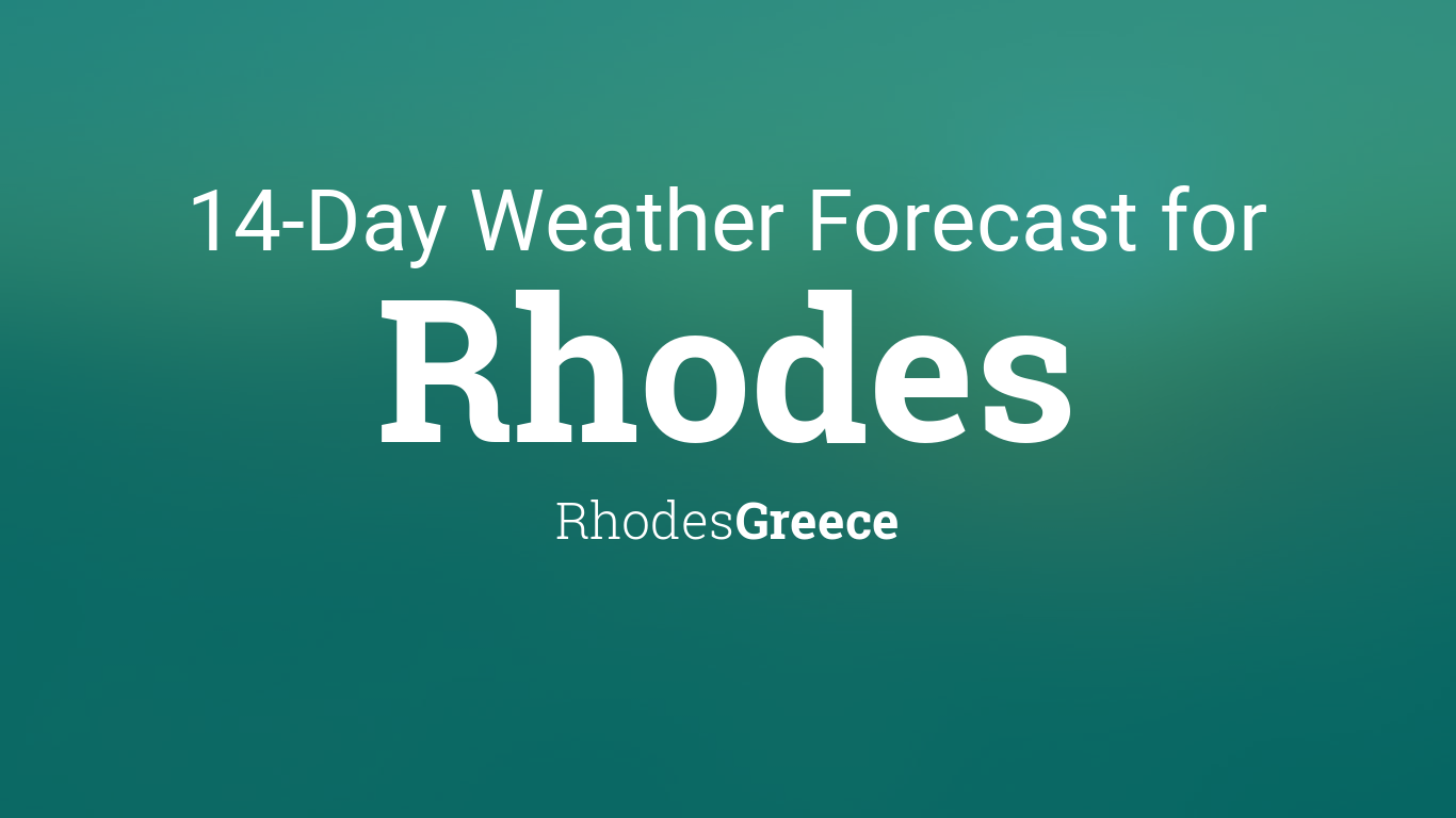 weather in rhodes 10 days