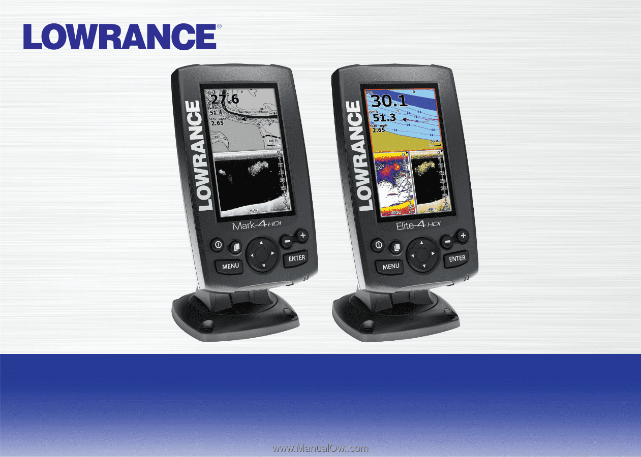 lowrance elite 4 hdi software update