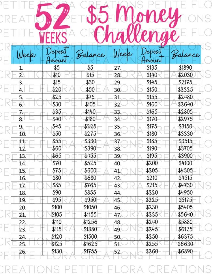 envelope savings challenge