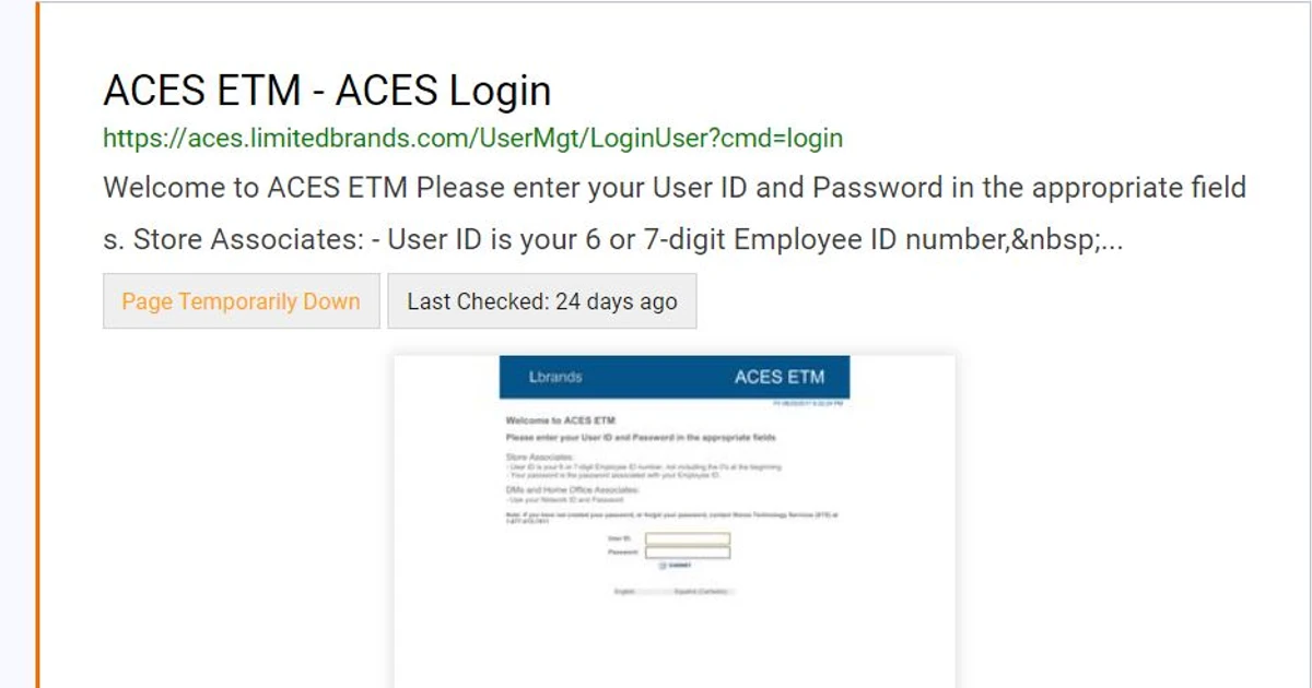 aces etm associate