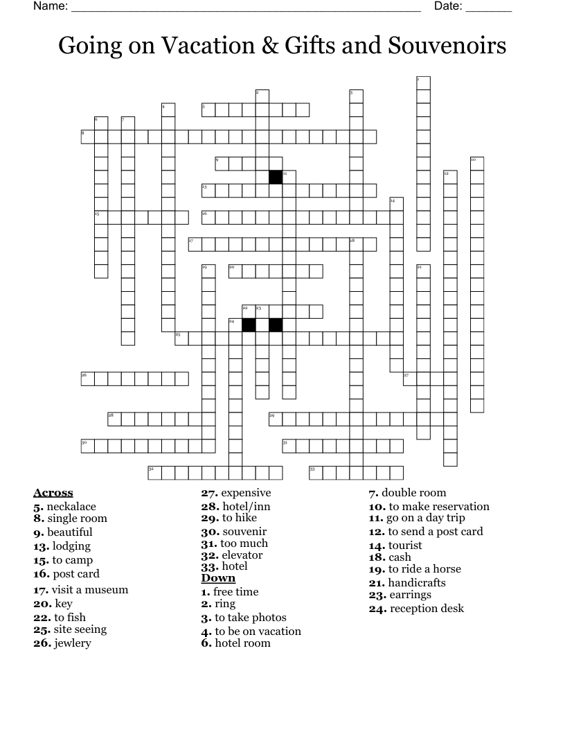 concert souvenir crossword clue