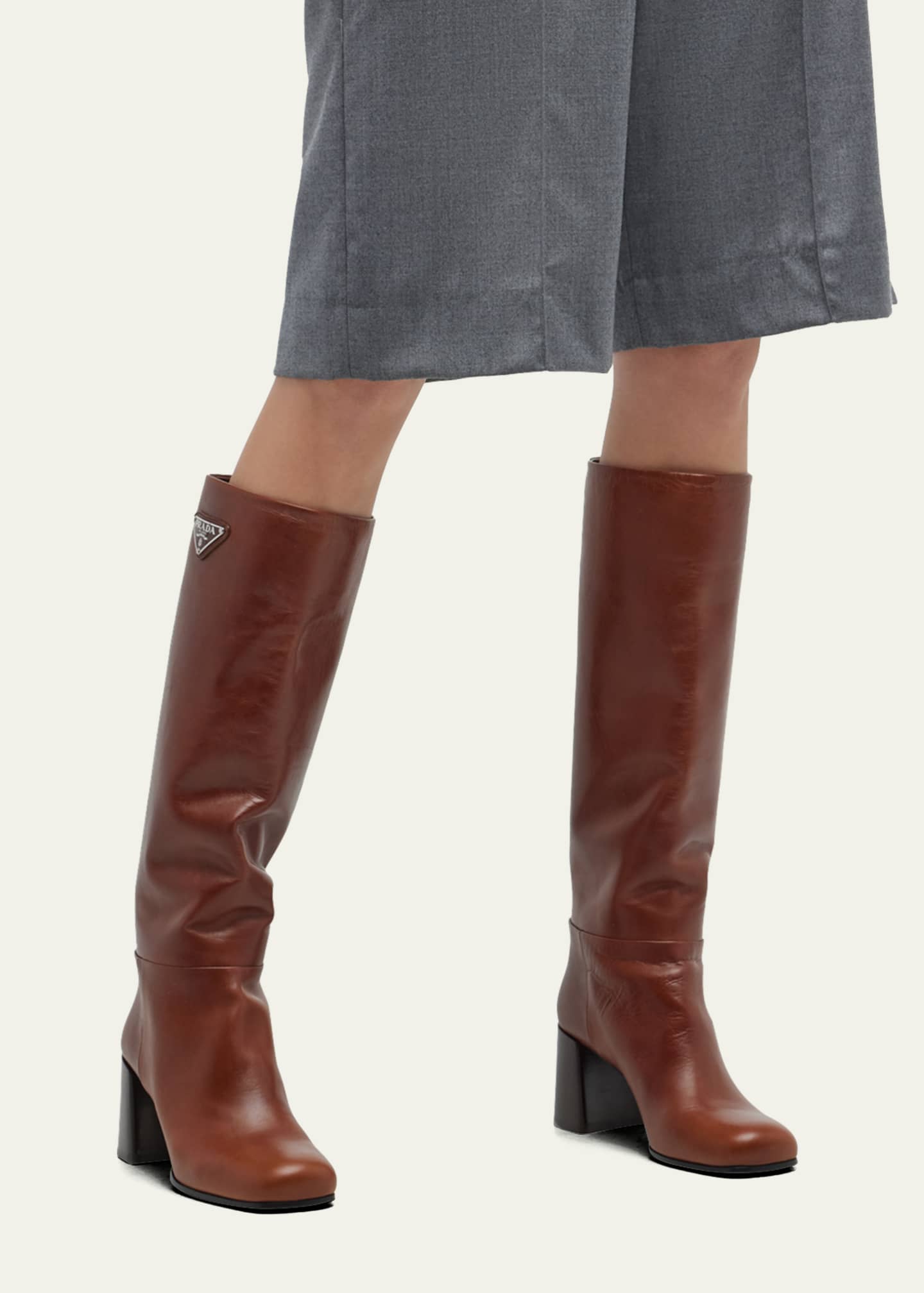 prada boots knee high