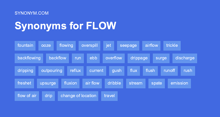 flow antonym