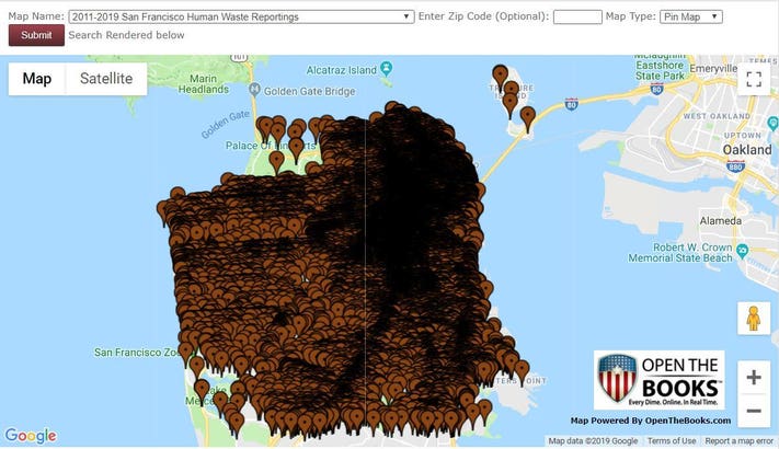 interactive poop map