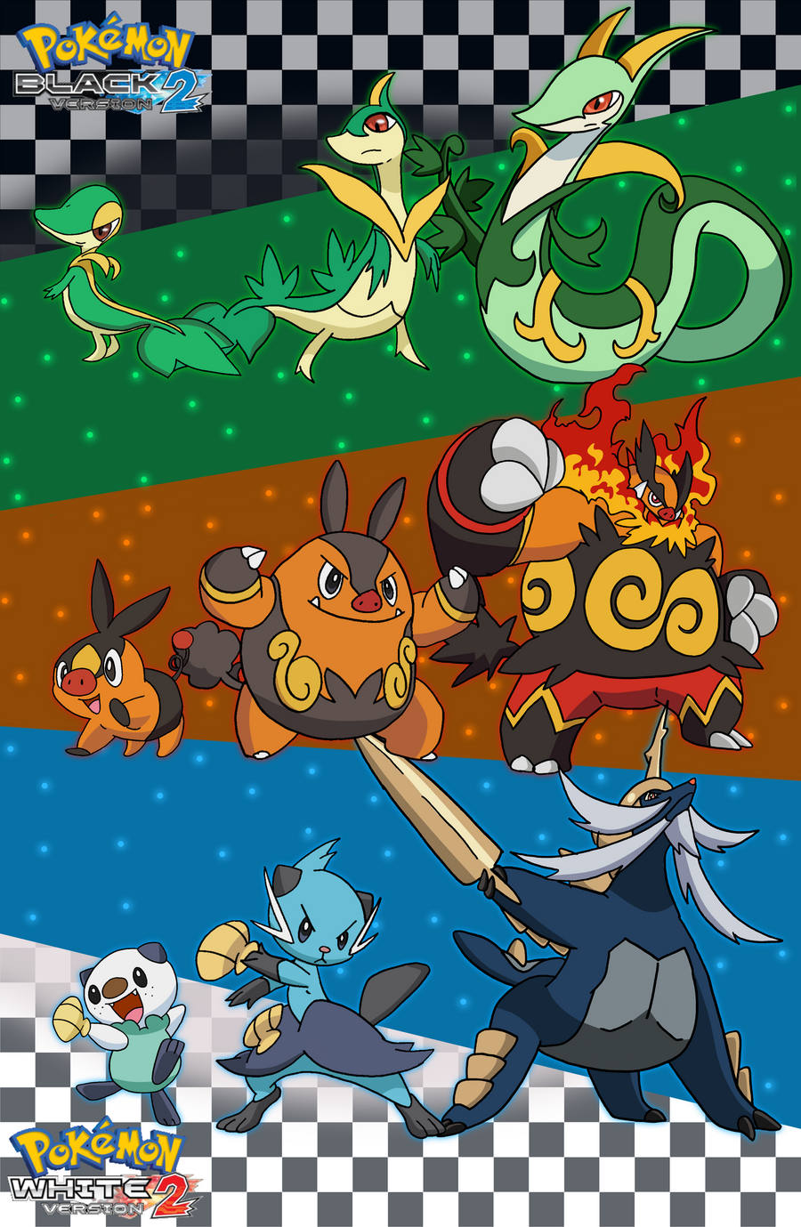 pokemon black starters