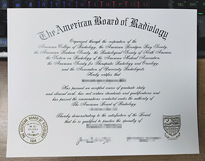 diplomate american board of radiology