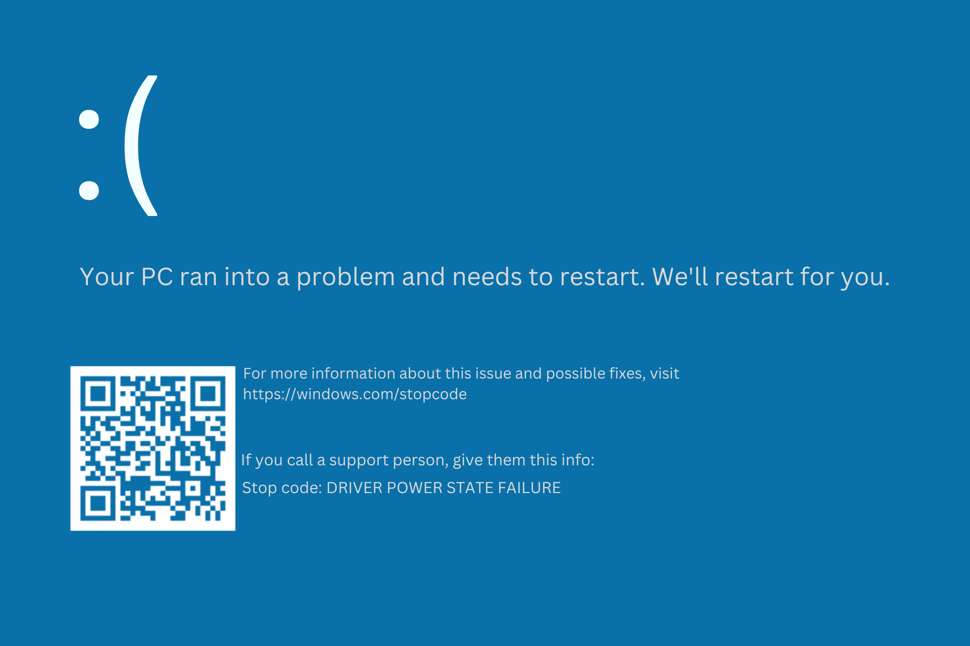 driver power state failure windows 10