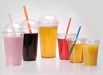 disposable juice glass