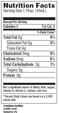 calories of balsamic vinegar