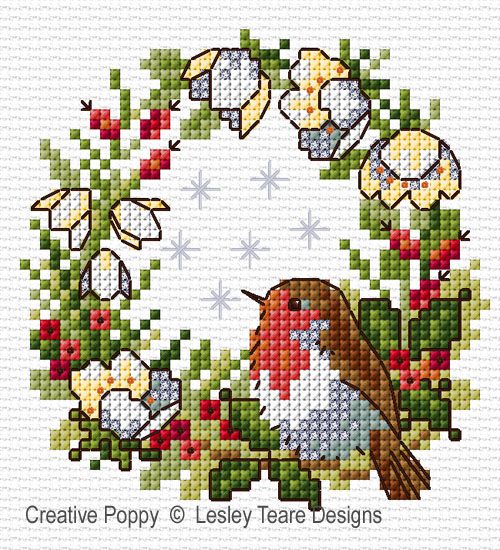 christmas card cross stitch patterns