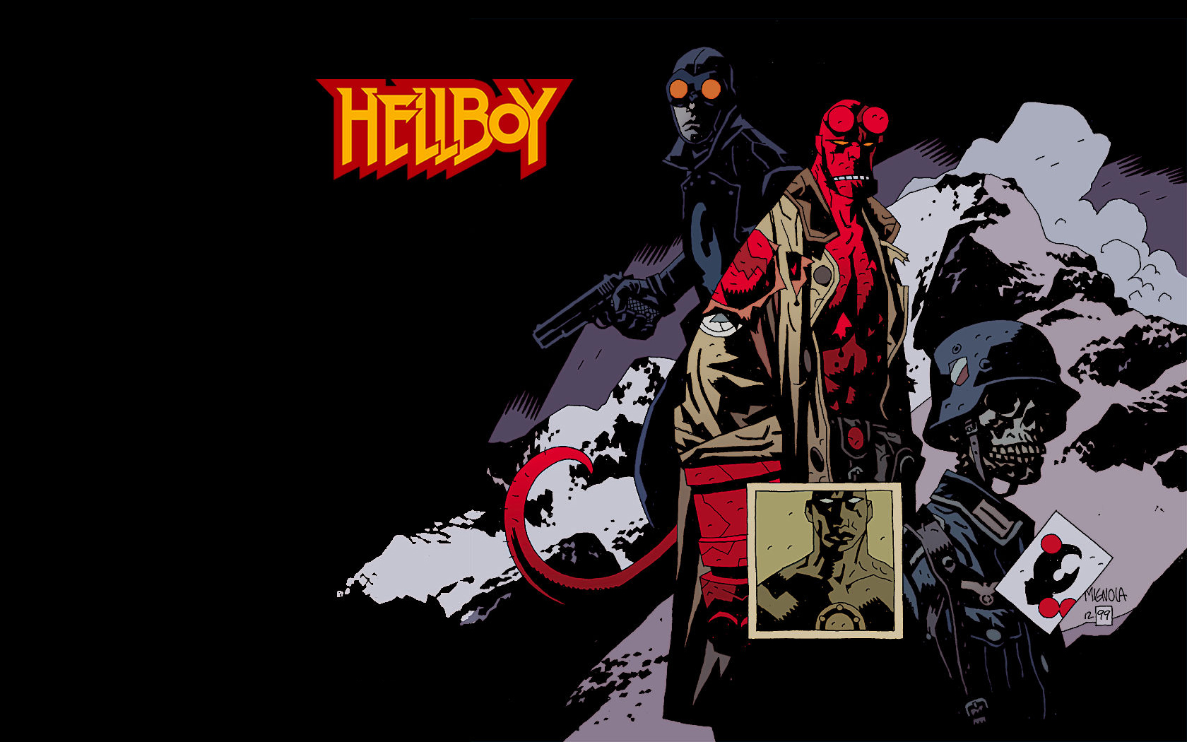 hellboy comic wallpaper