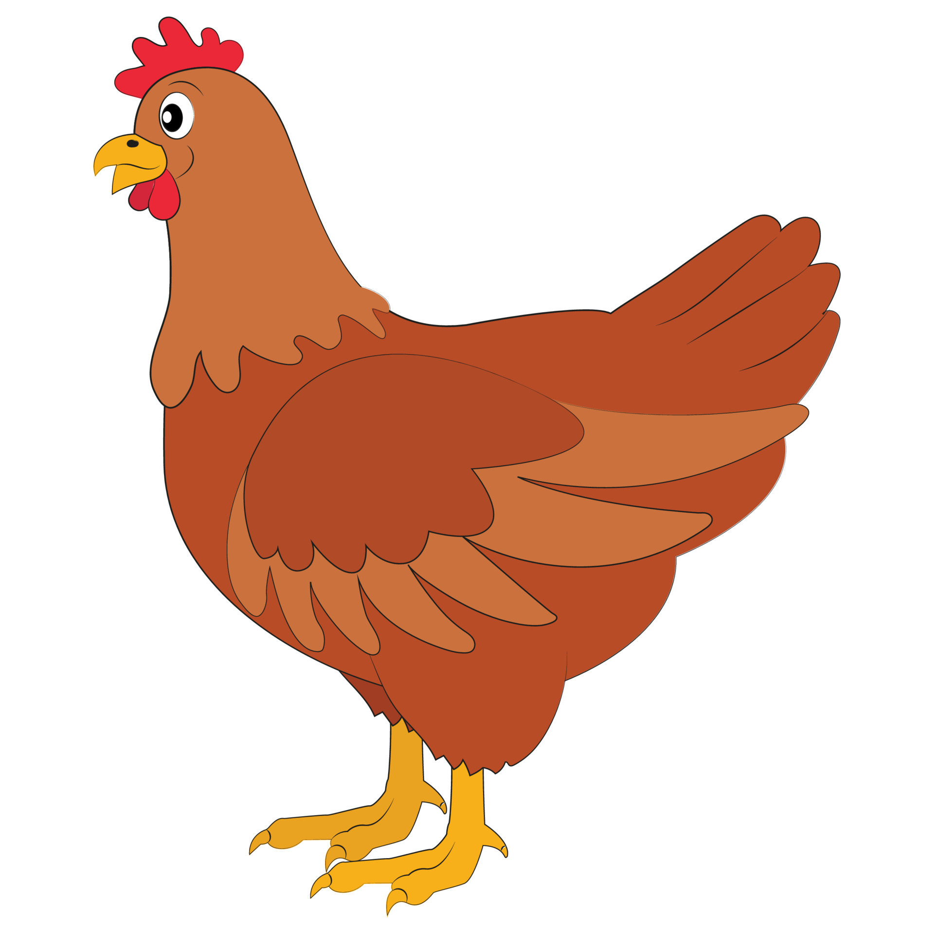 cartoon hen