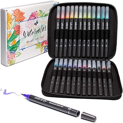 watercolor brush pen set