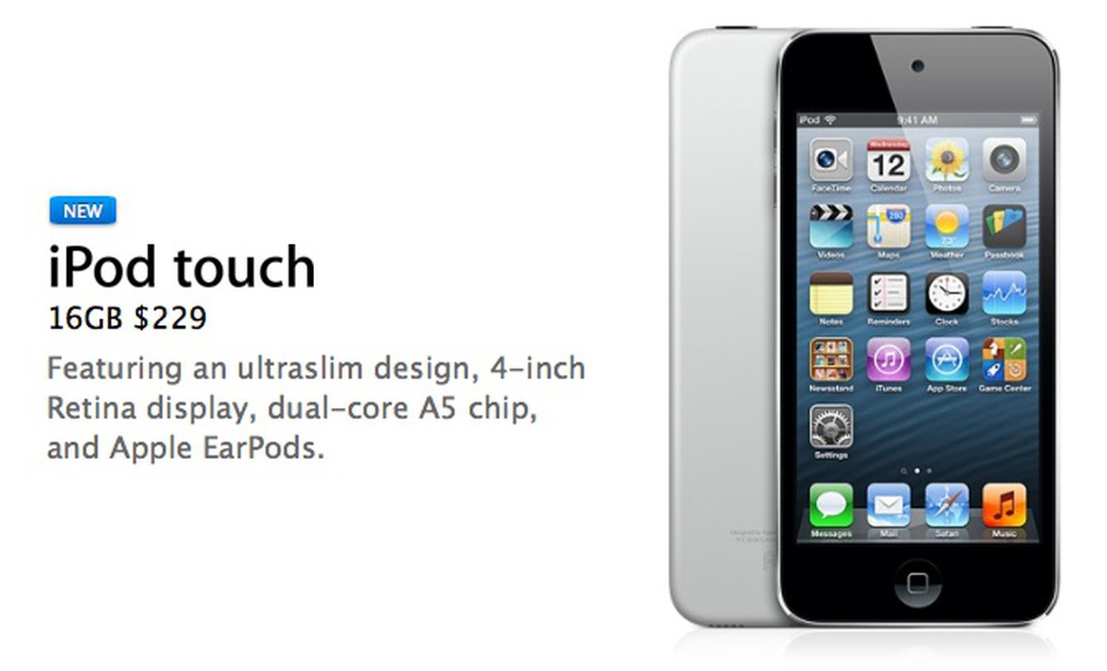 ipod touch 5 screen size