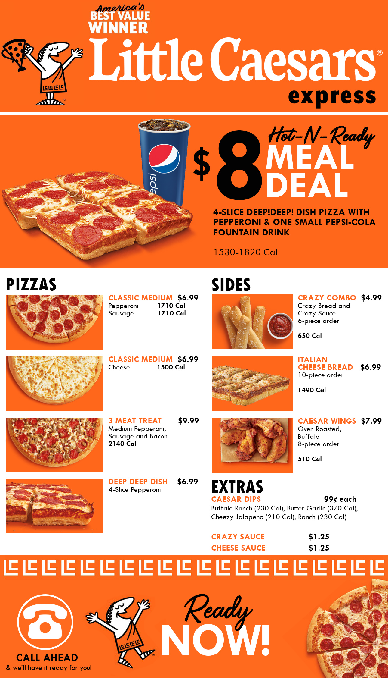 little caesars menu 2022