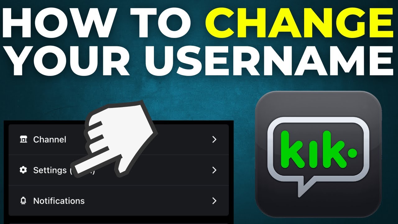 can you change your kik username