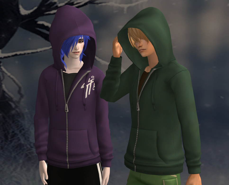 sims 4 hoodie with hood up