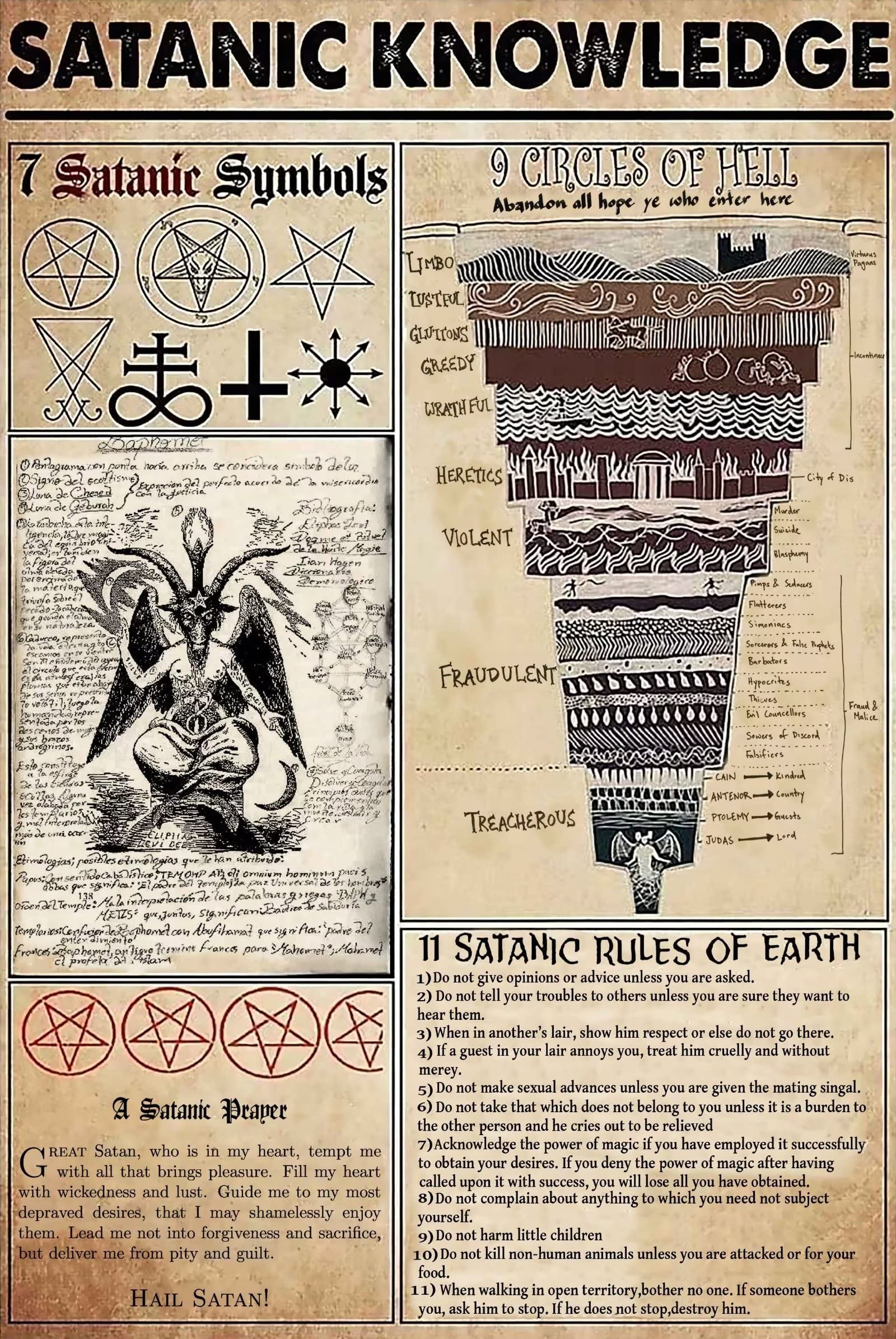 11 rules of satanism