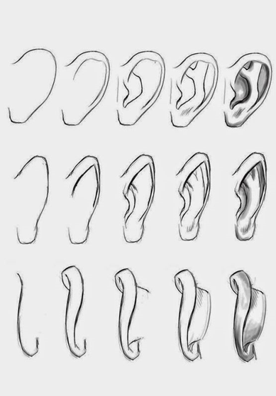 dibujos de orejas