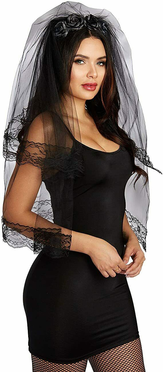 black veil for halloween