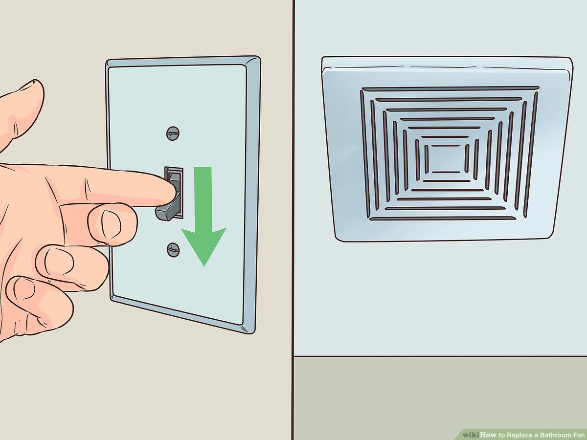 how to replace a bathroom fan