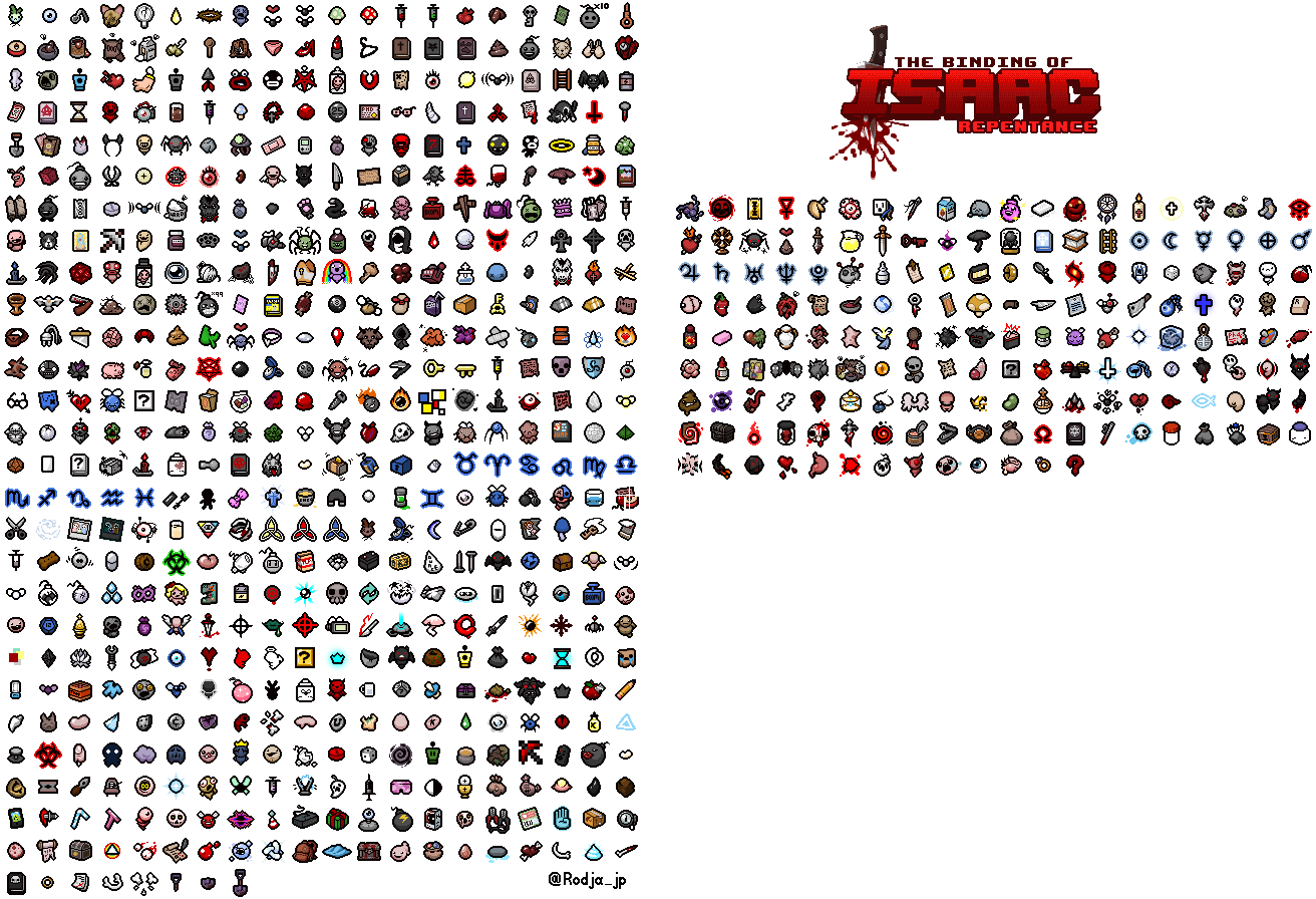 isaac item sheet