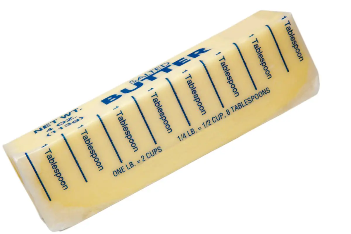 how many tablespoons equal a stick of butter