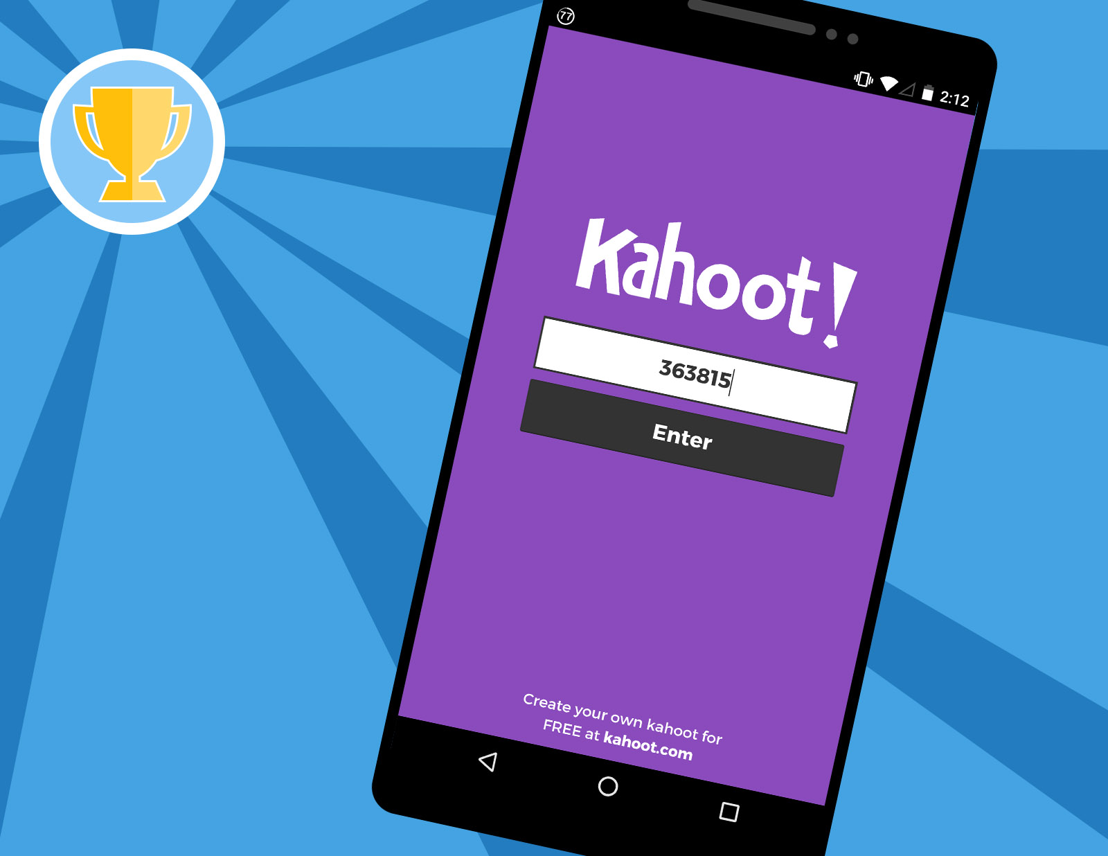 kahoot it pin