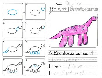 directed draw dinosaur