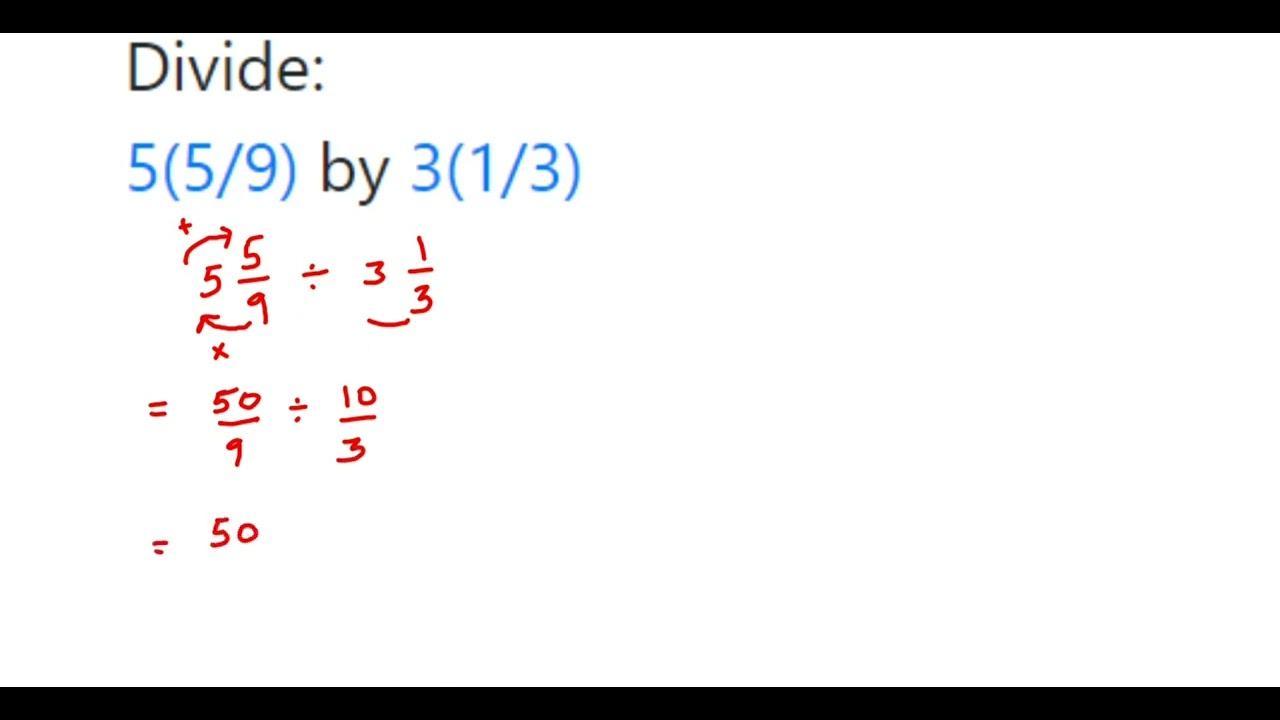 9 divided by 3/5