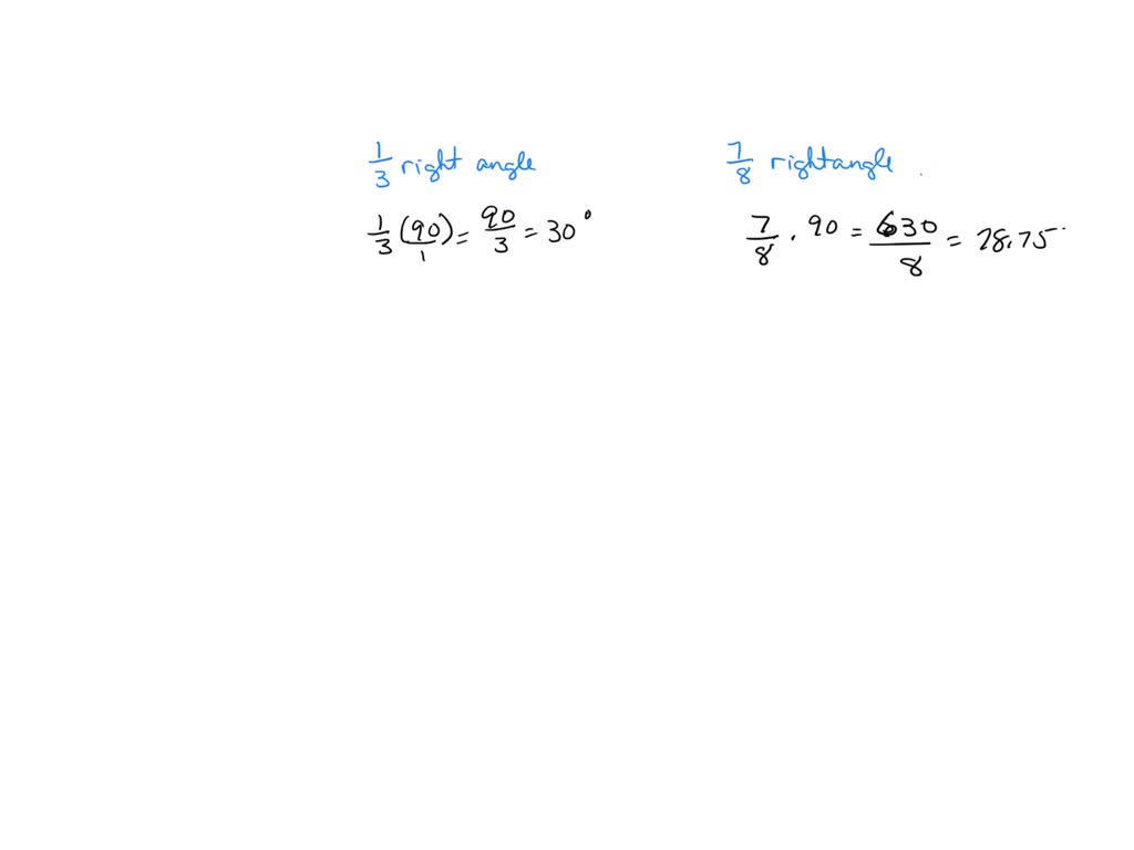 find the supplement of 7 8 right angle