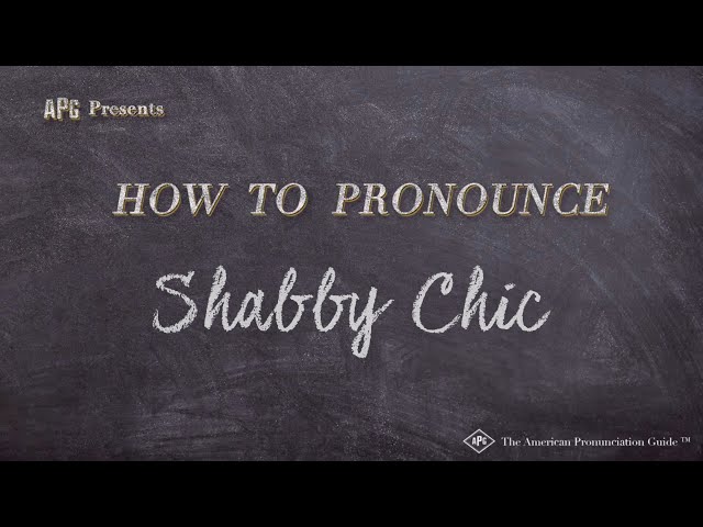 shabby pronunciation