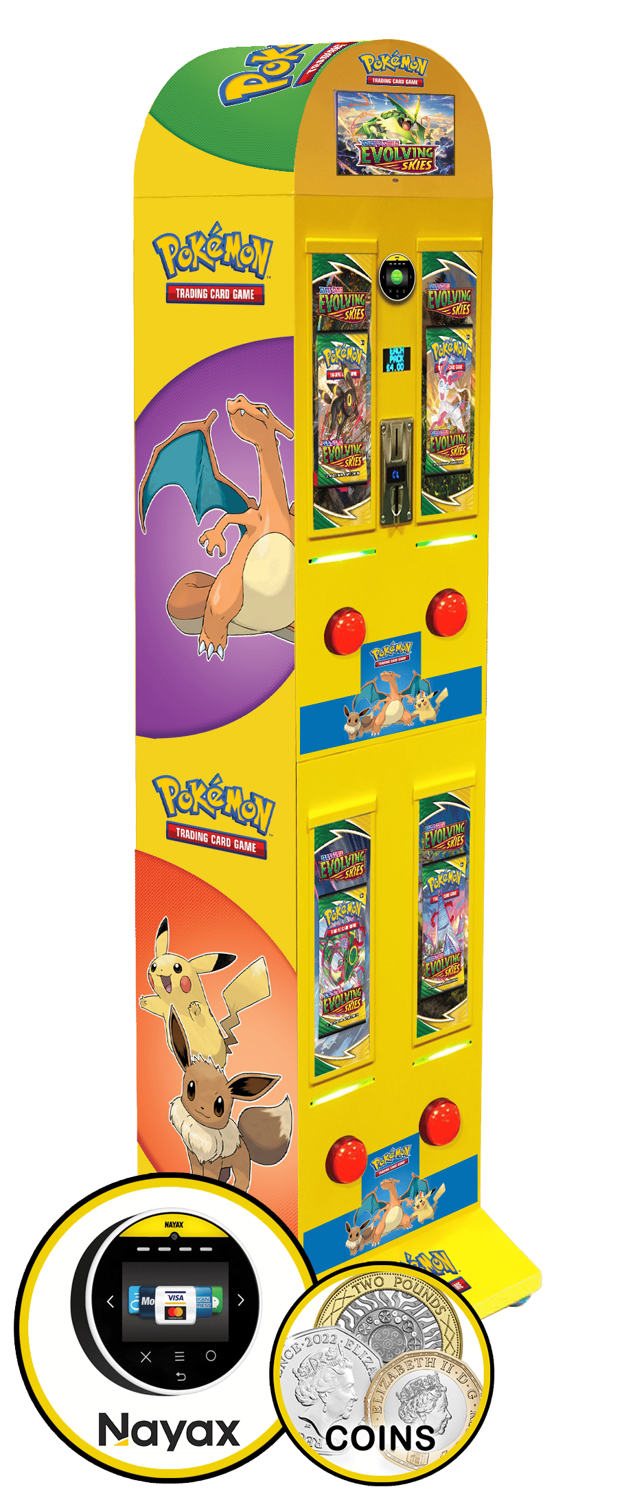 pokemon card vending machine