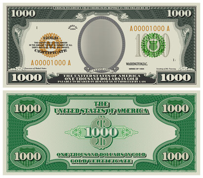 1 thousand dollar bill