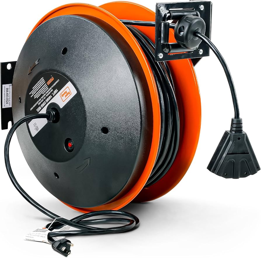 100 ft extension cord reel