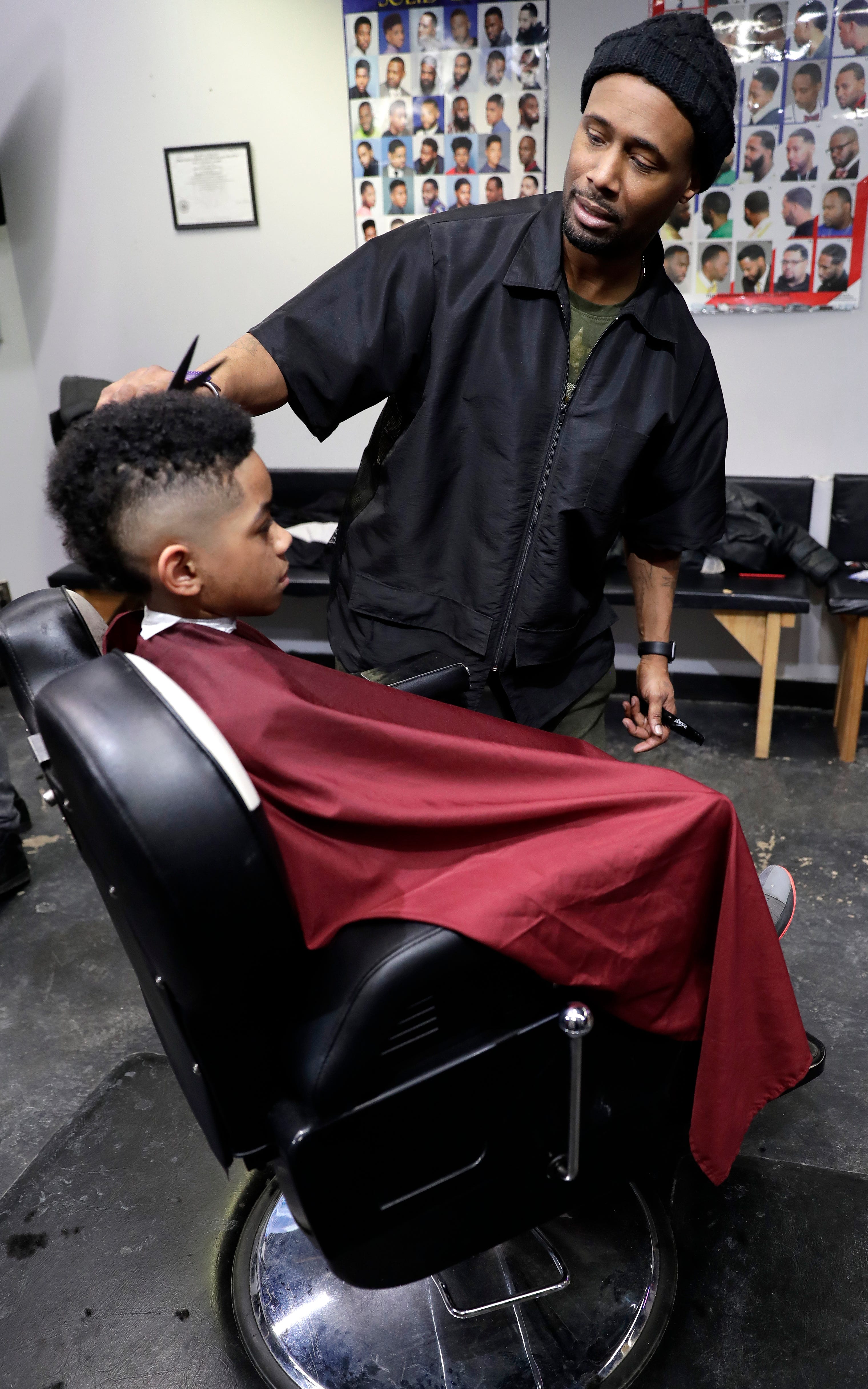 black owned barber shops near me