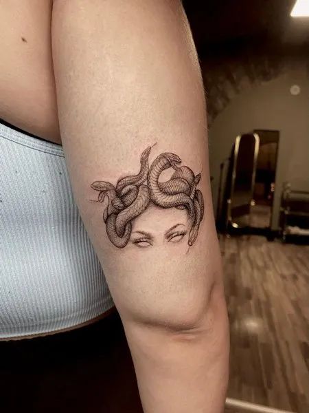 small medusa tattoo