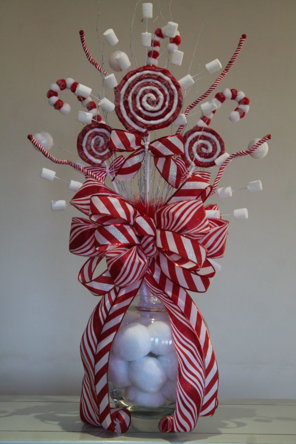 candy cane tree topper