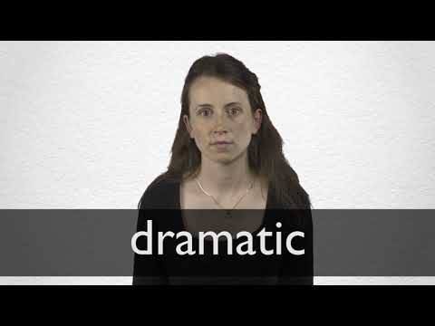 dramatic synonyms in english