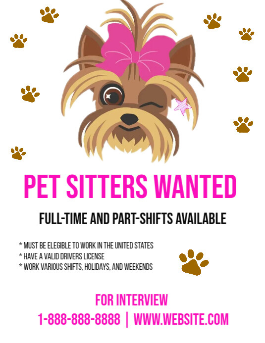 dog sitter needed