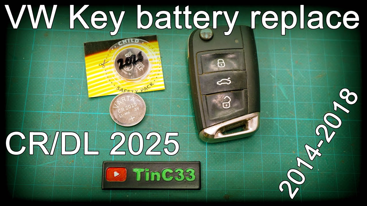 key battery for vw golf